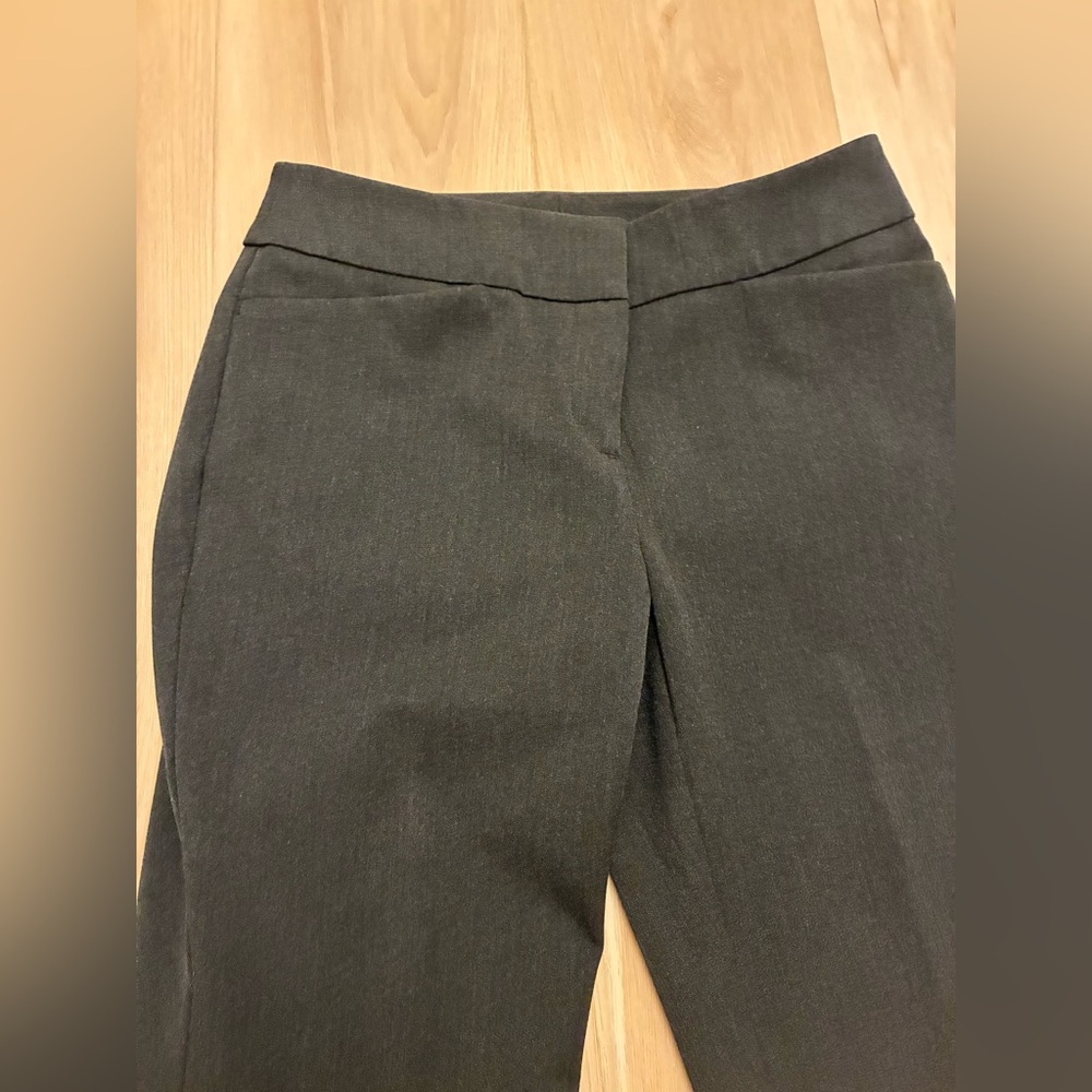 Ann Taylor Factory Charcoal Trousers Women's Work Pants Career Classic